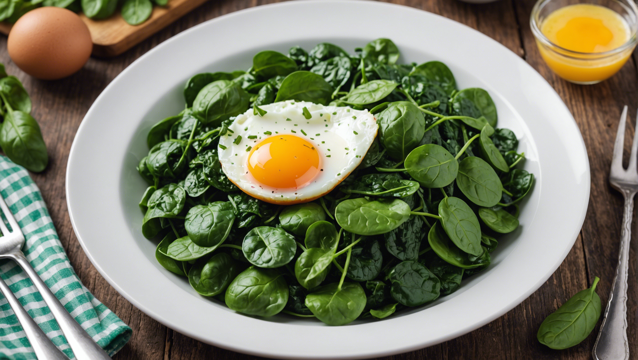 découvrez comment réaliser une délicieuse recette d'épinards aux œufs en suivant nos étapes simples et savoureuses.