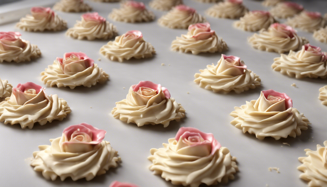 découvrez comment préparer de délicieuses roses des sables au chocolat blanc avec cette recette facile et rapide. savourez ces douceurs croustillantes et fondantes en suivant nos instructions pas à pas.